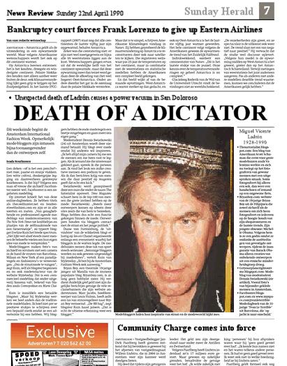 Newspaper
                Death